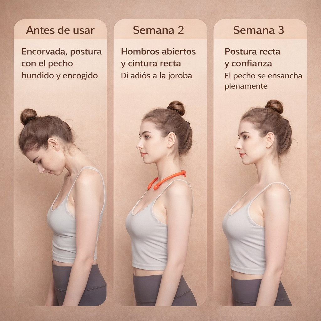 Posturexio™ Corrector de Postura Inteligente con Vibración y Pantalla LCD